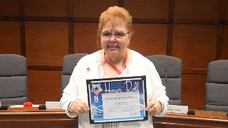 School Director Dee Spade honored for 8 years of service by PSBA