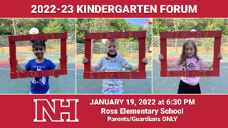 2022-23 Kindergarten Forum set for Jan. 19