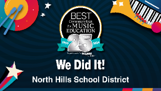 North Hills among Best Communities for Music Education for 10th straight year