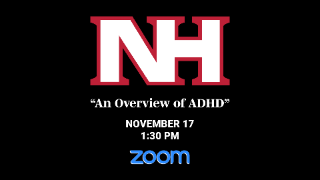 NHSD hosts 'An Overview on ADHD' webinar on Nov. 17