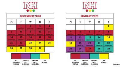 NHSD Calendar screenshot