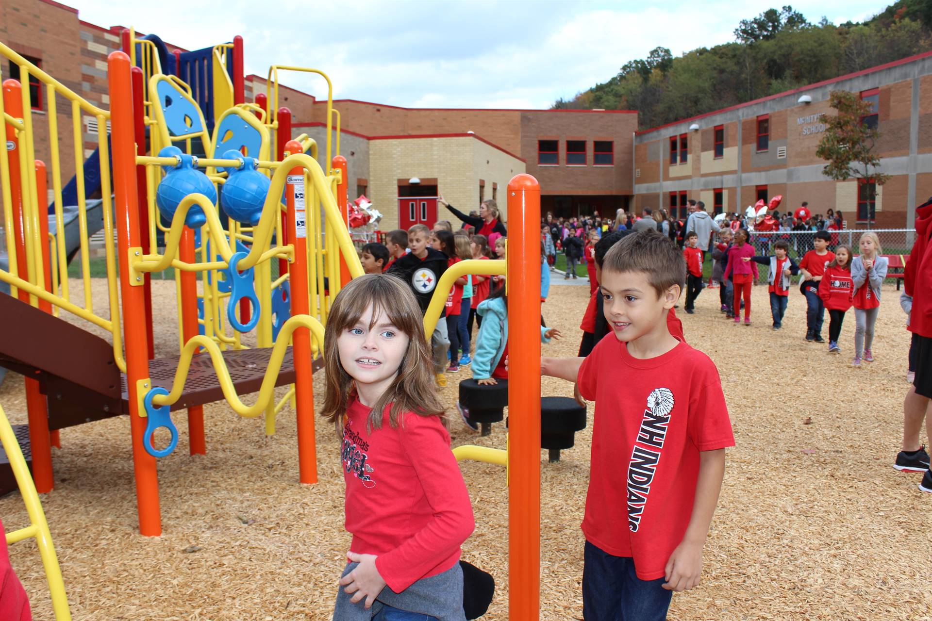 McIntyre Elementary Playground Ribbon Cutting Photo