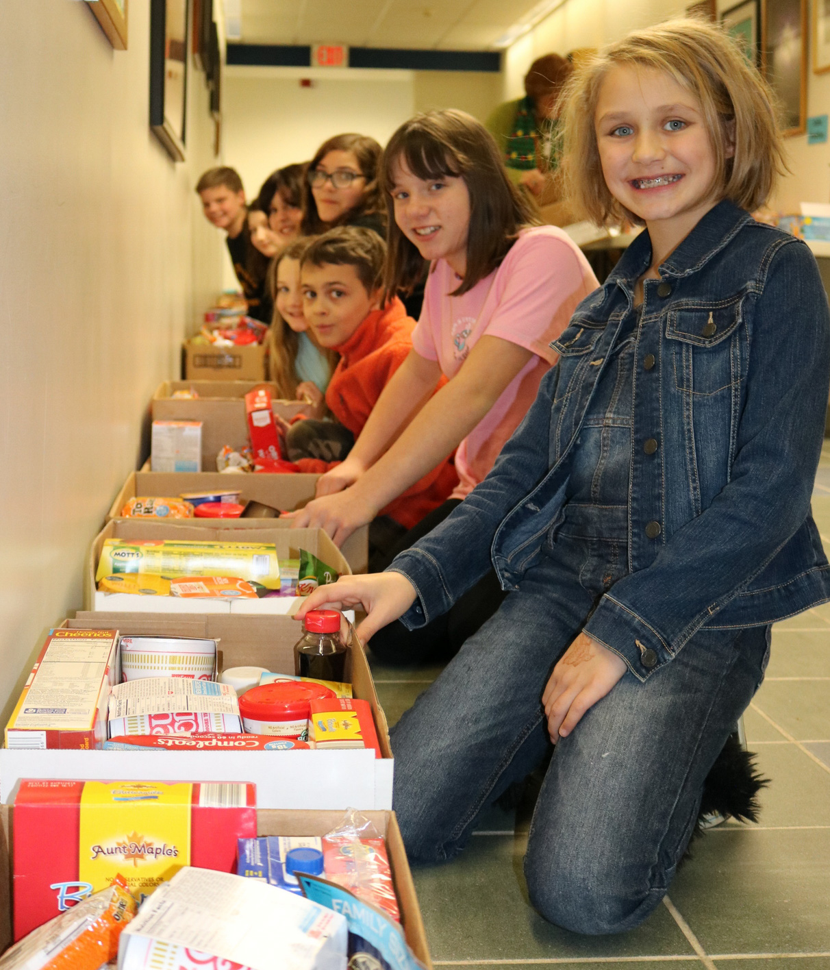West View Food Drive Donations
