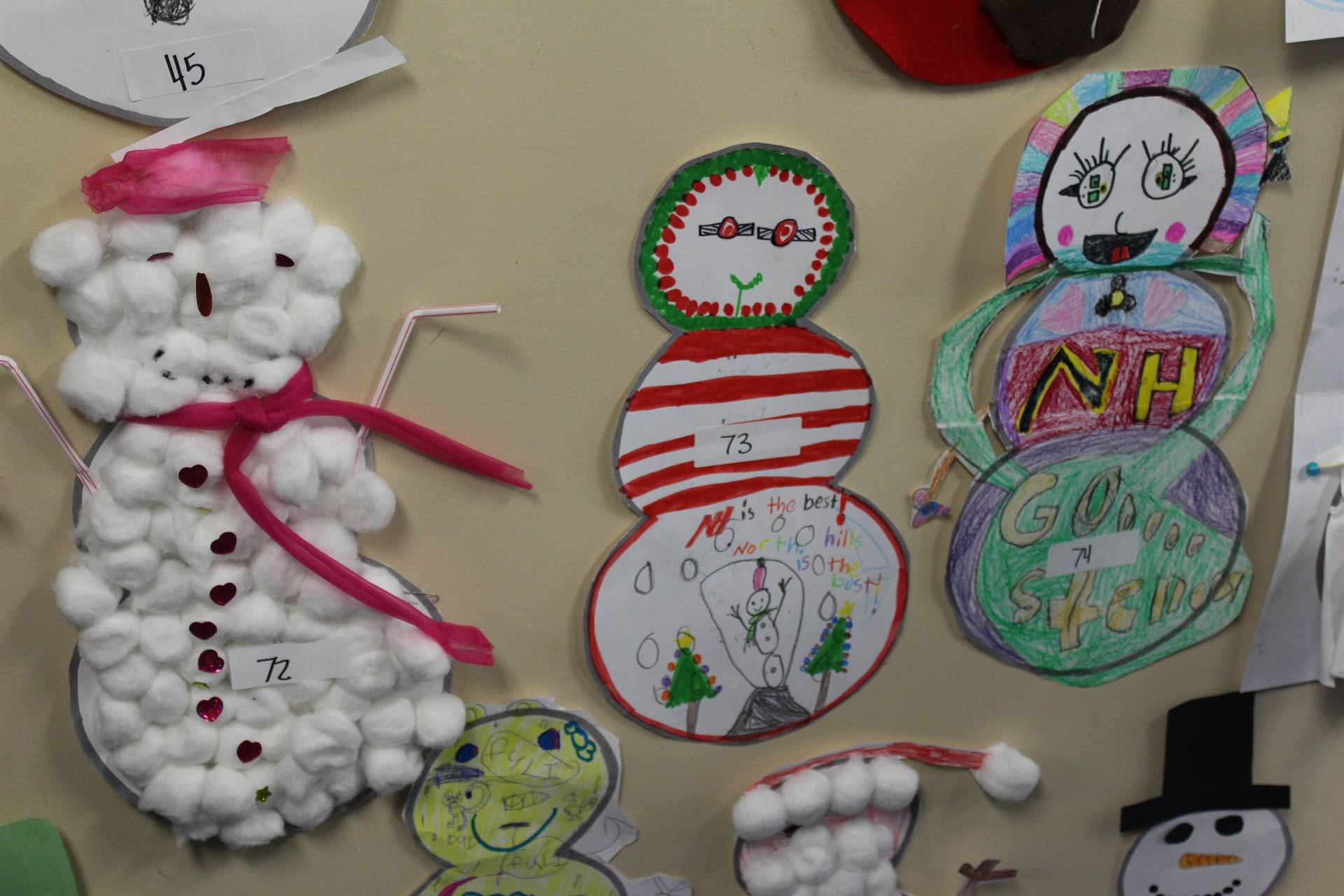 Ross Elementary Snowman Decorating Contest