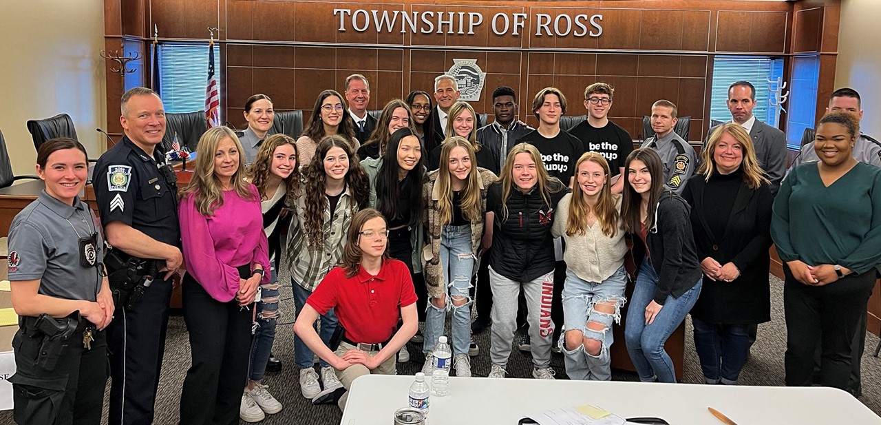 Mock trial at Ross Township