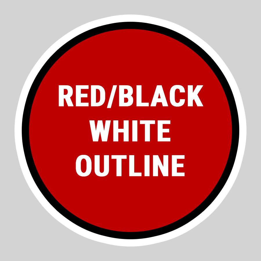Red/Black White