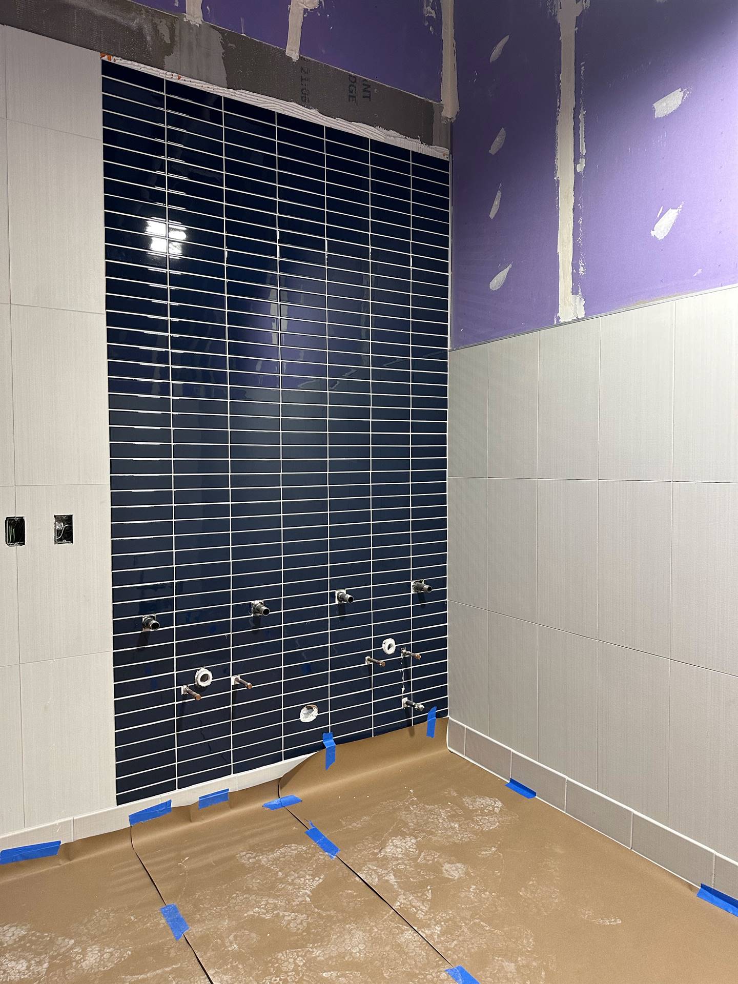 New bathroom tile
