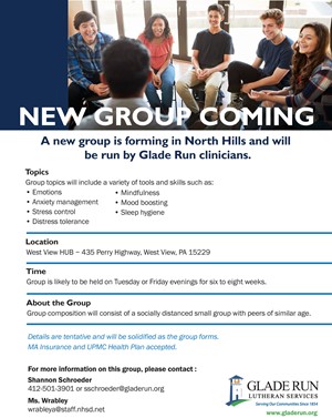 Glade Run Group flyer